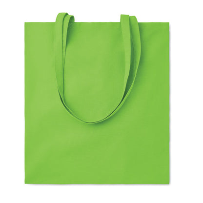Bolsa de algodón de asas largas verde lima