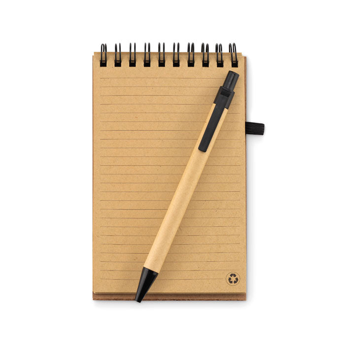SONORACORK - Libreta A6 bolígrafo tapa corch