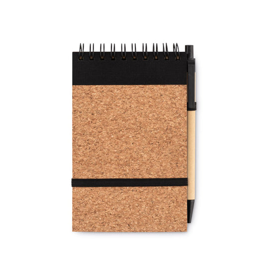 SONORACORK - Libreta A6 bolígrafo tapa corch
