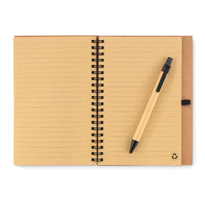 SONORA PLUSCORK - Libreta con bolígrafo tapa corc