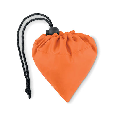 Bolsa plegada de compras naranja