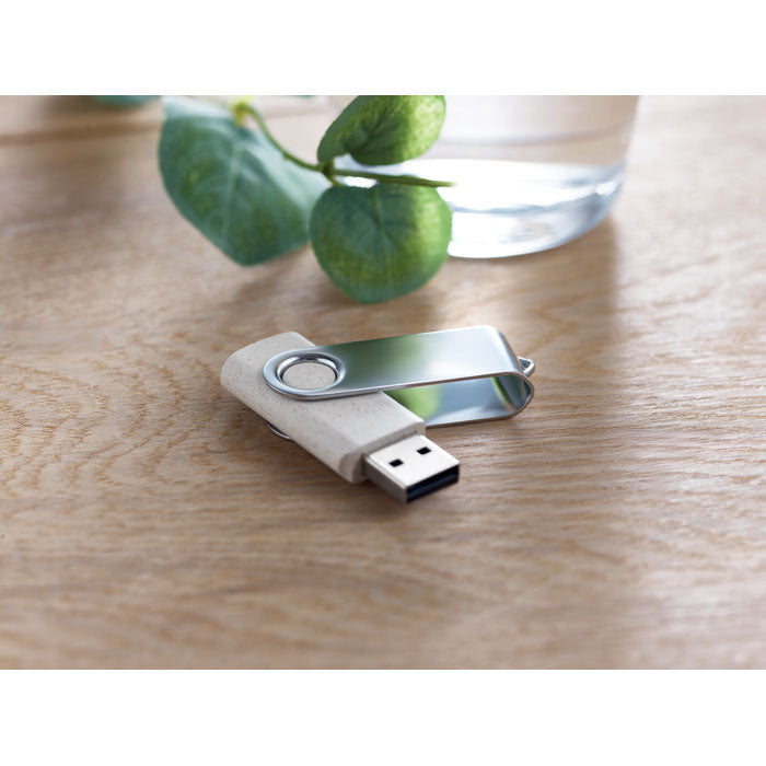TECHMATE+ - USB con clip metálico de 16GB