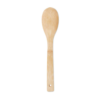 Cuchara de madera de cocinar con logo a láser