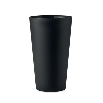 Vaso traslúcido de 500ml negro