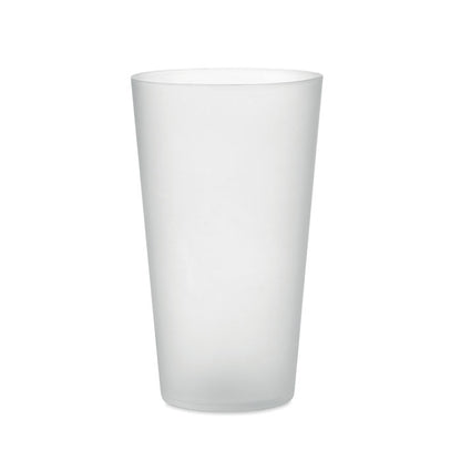 Vaso traslúcido de 500ml blanco