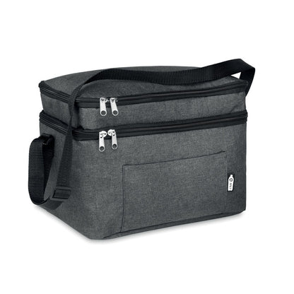 Nevera eco gris con 2 compartimentos y asa