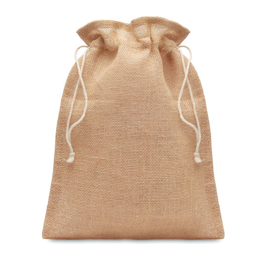 JUTE SMALL - Bolsa regalo pequeña de yute
