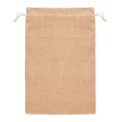 Bolsa de regalo de yute natural