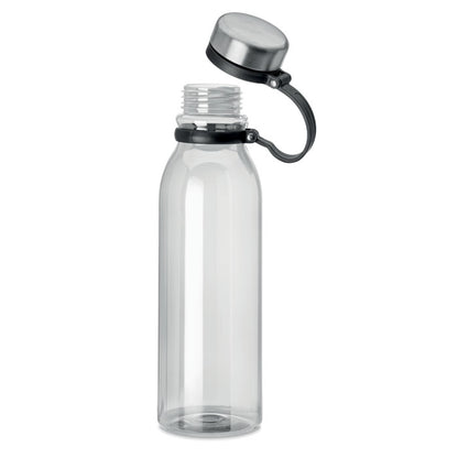 Botella de RPET y acero transp.
