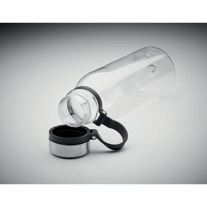 Botella de RPET y acero transp. tumbado