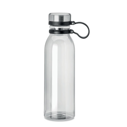 Botella de RPET y acero transp.