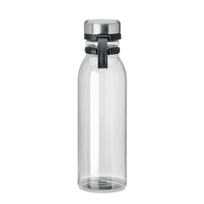 Botella de RPET y acero transp.