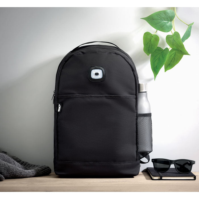 URBANBACK - Mochila en RPET 600D y luz COB