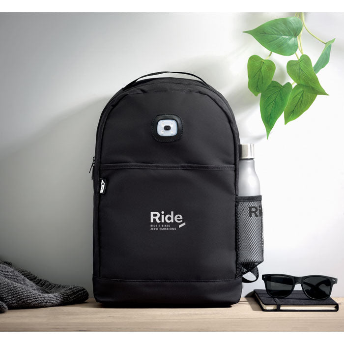 URBANBACK - Mochila en RPET 600D y luz COB