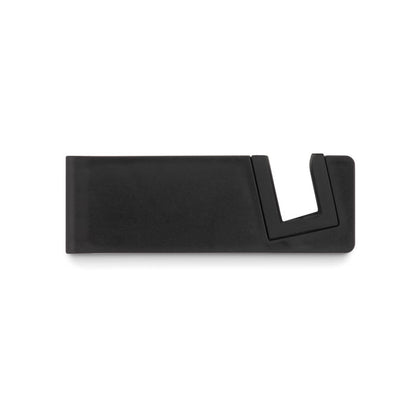 Soporte negro plegable para móvil