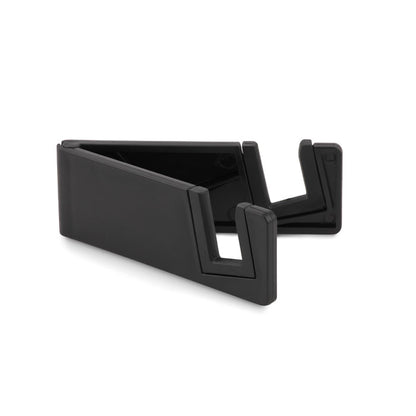 Soporte plegable negro para teléfono móvil