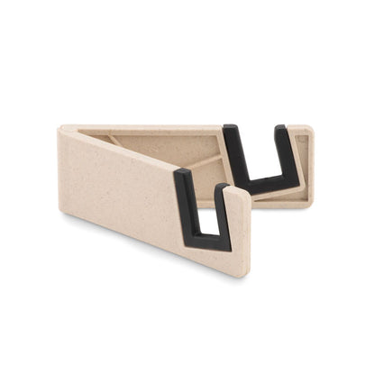 Soporte plegable blanco para teléfono móvil