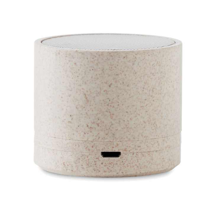 ROUND BASS+ - Altavoz inalámbrico paja trigo