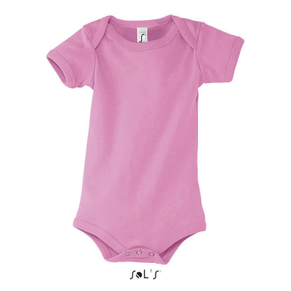 Body para bebé BAMBINO azul vista frontal