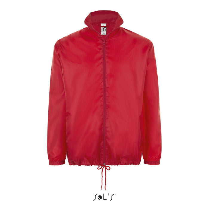 SHIFT - SHIFT CORTAVIENTO UNIX chaqueta cortaviento unisex roja con capucha y cremallera