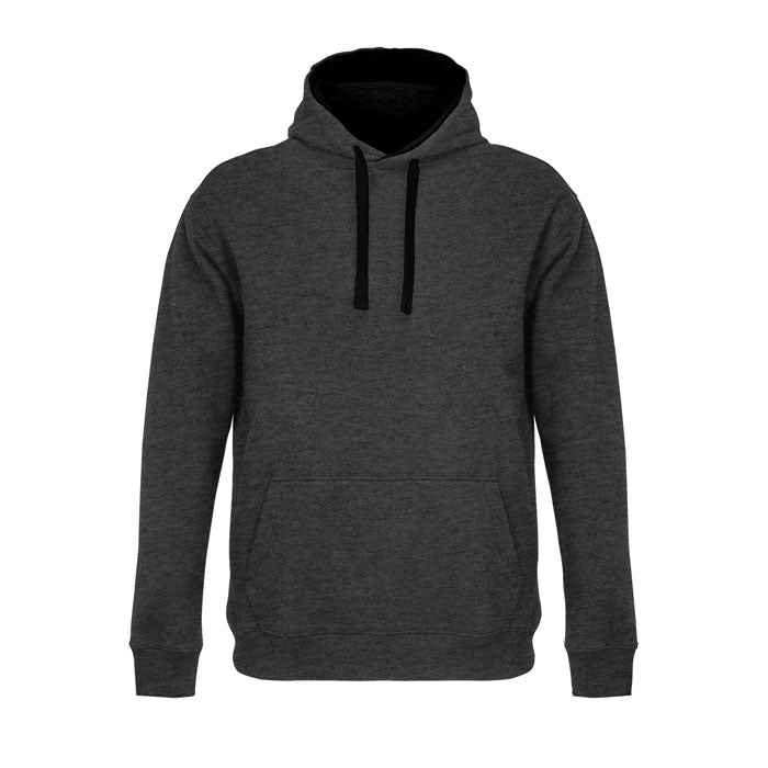 Sudadera con capucha Cameron negra para personalizar con logotipo de empresa