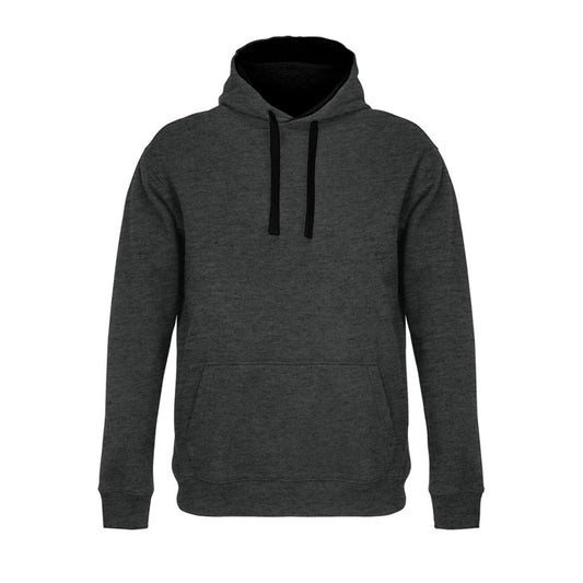 Sudadera con capucha Cameron negra para personalizar con logotipo de empresa
